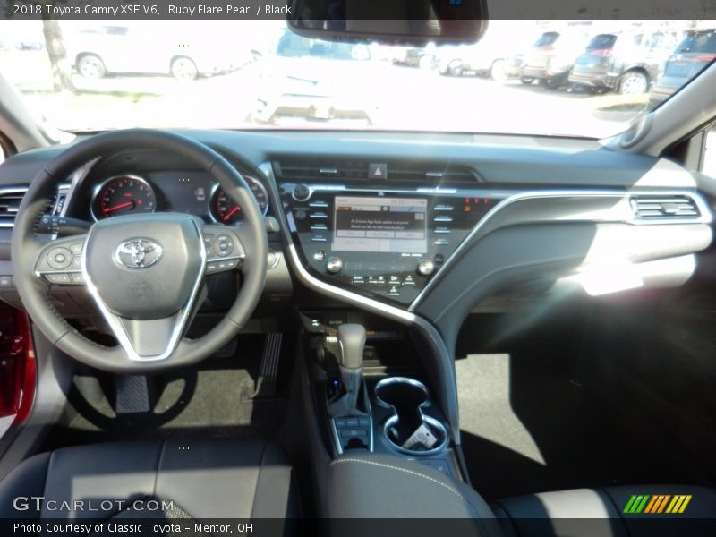 Ruby Flare Pearl / Black 2018 Toyota Camry XSE V6