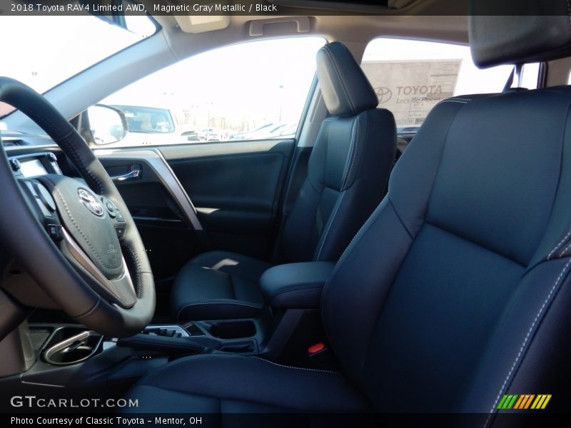 Magnetic Gray Metallic / Black 2018 Toyota RAV4 Limited AWD