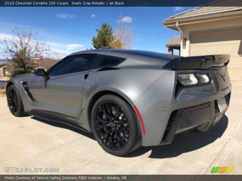 Shark Gray Metallic / Jet Black 2016 Chevrolet Corvette Z06 Coupe