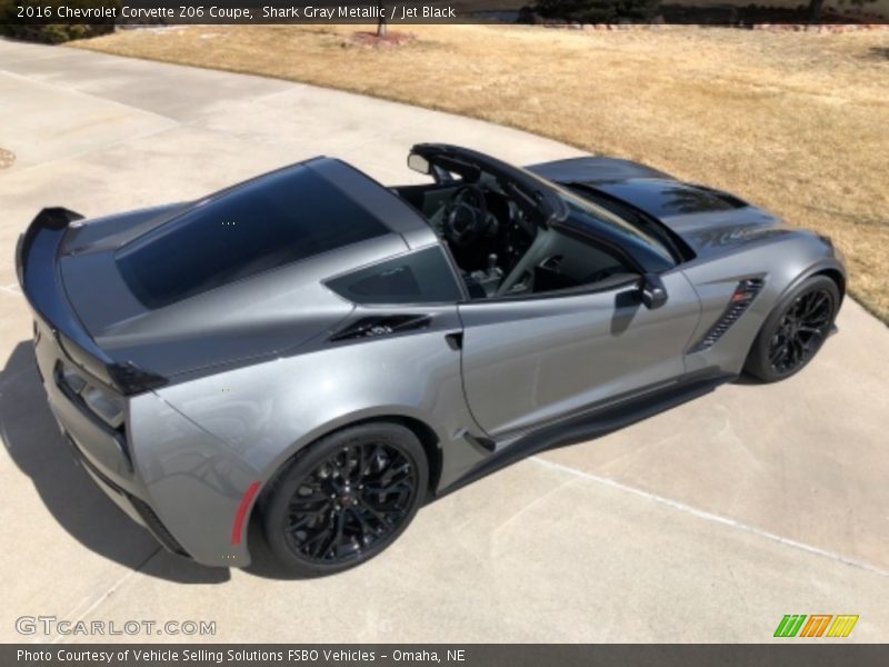 Shark Gray Metallic / Jet Black 2016 Chevrolet Corvette Z06 Coupe