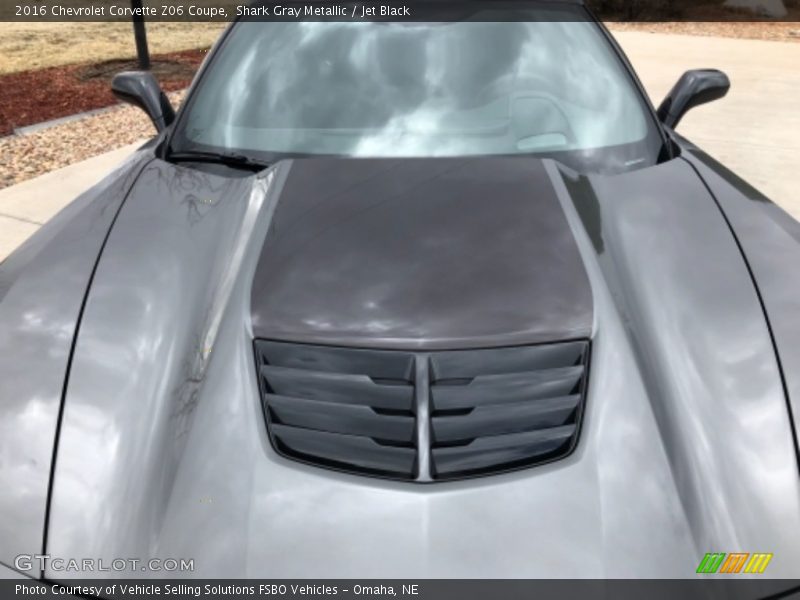Shark Gray Metallic / Jet Black 2016 Chevrolet Corvette Z06 Coupe