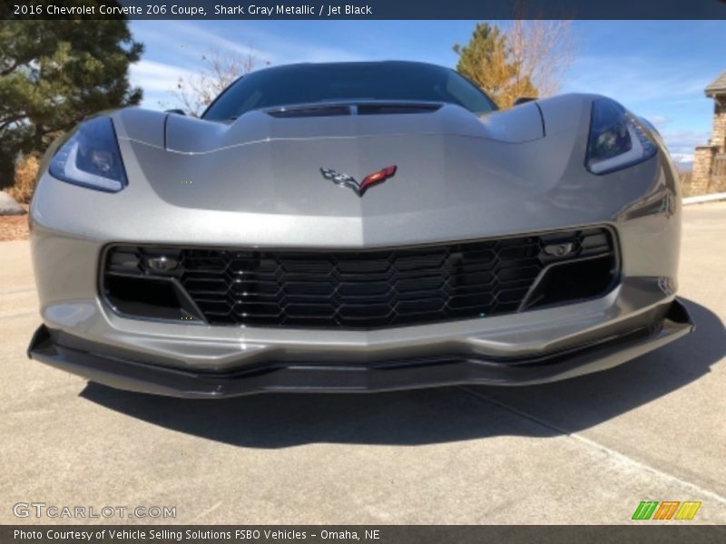 Shark Gray Metallic / Jet Black 2016 Chevrolet Corvette Z06 Coupe