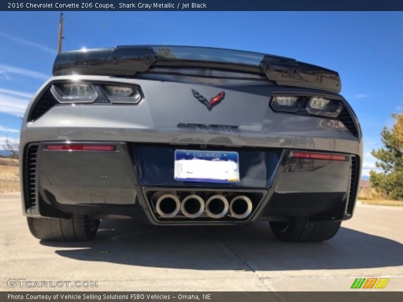 Shark Gray Metallic / Jet Black 2016 Chevrolet Corvette Z06 Coupe