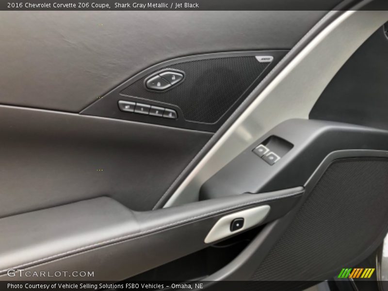 Shark Gray Metallic / Jet Black 2016 Chevrolet Corvette Z06 Coupe
