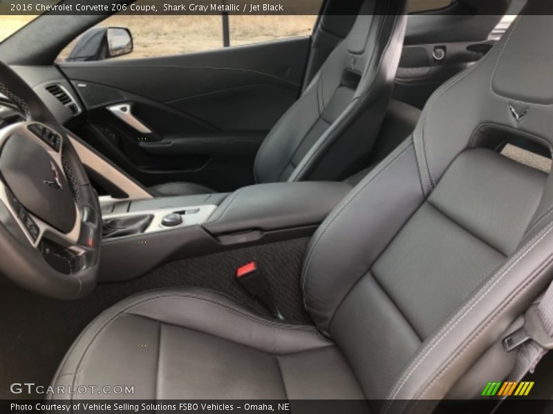 Shark Gray Metallic / Jet Black 2016 Chevrolet Corvette Z06 Coupe