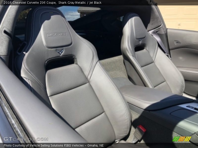 Shark Gray Metallic / Jet Black 2016 Chevrolet Corvette Z06 Coupe