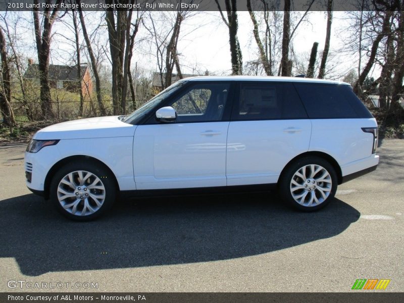 Fuji White / Ebony 2018 Land Rover Range Rover Supercharged