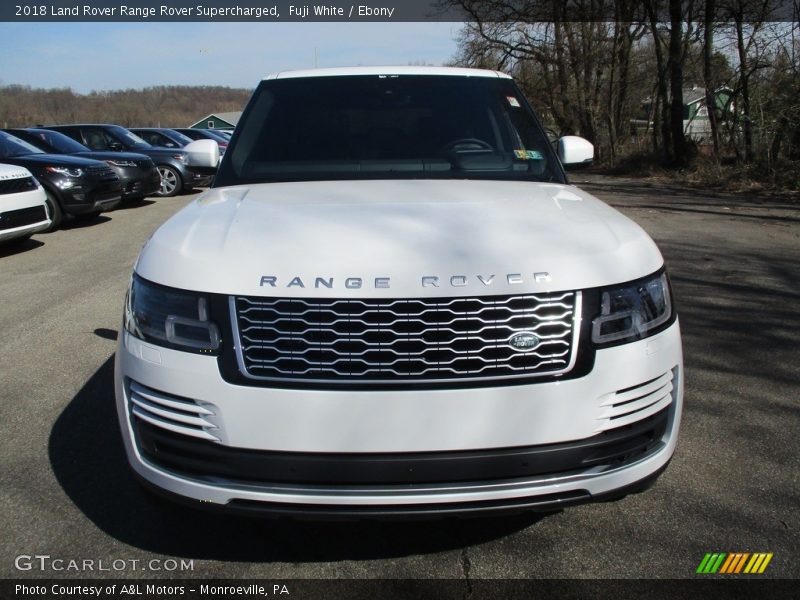Fuji White / Ebony 2018 Land Rover Range Rover Supercharged