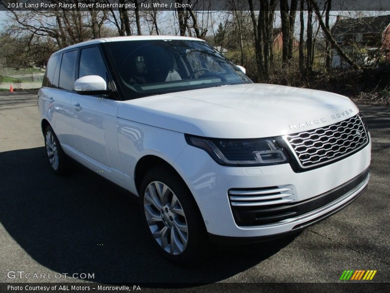 Fuji White / Ebony 2018 Land Rover Range Rover Supercharged