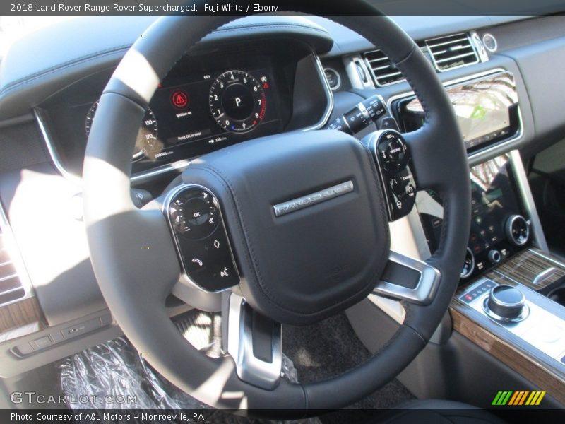 Fuji White / Ebony 2018 Land Rover Range Rover Supercharged