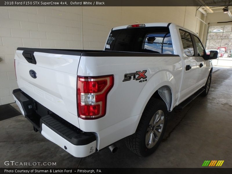 Oxford White / Black 2018 Ford F150 STX SuperCrew 4x4
