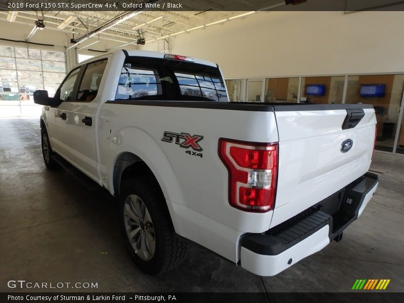 Oxford White / Black 2018 Ford F150 STX SuperCrew 4x4