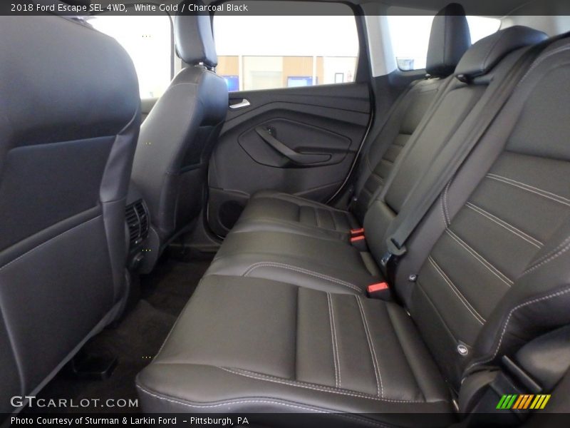 White Gold / Charcoal Black 2018 Ford Escape SEL 4WD