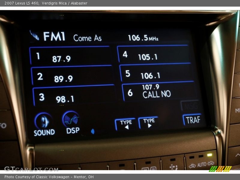 Verdigris Mica / Alabaster 2007 Lexus LS 460