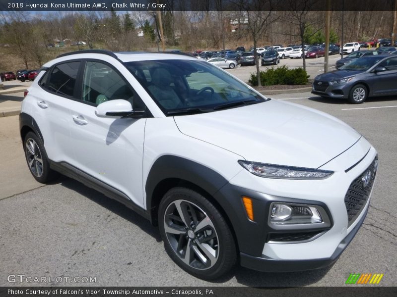 Front 3/4 View of 2018 Kona Ultimate AWD