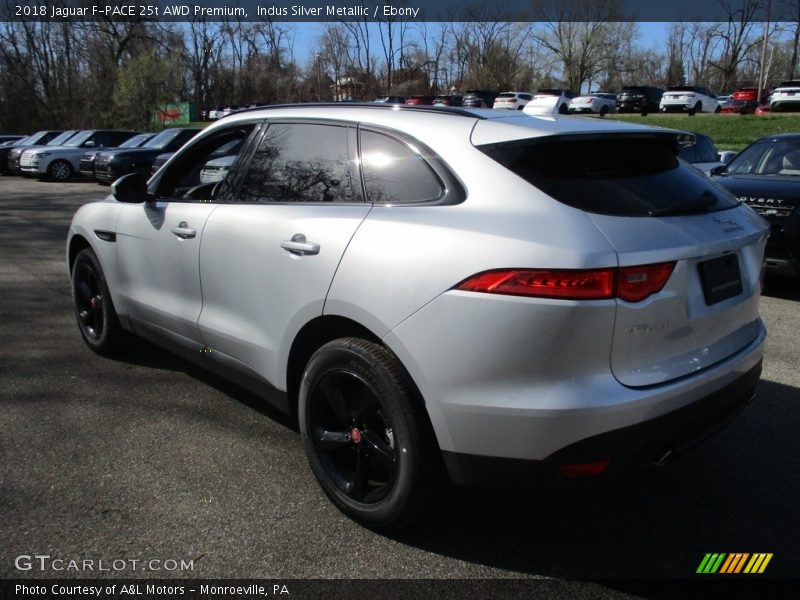 Indus Silver Metallic / Ebony 2018 Jaguar F-PACE 25t AWD Premium