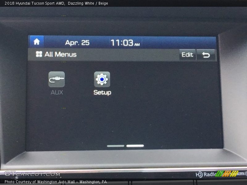 Dazzling White / Beige 2018 Hyundai Tucson Sport AWD