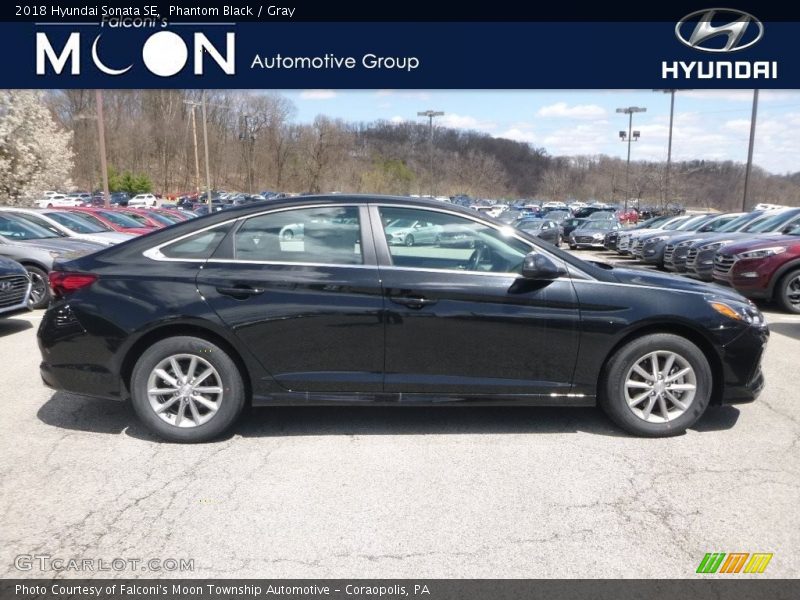 Phantom Black / Gray 2018 Hyundai Sonata SE