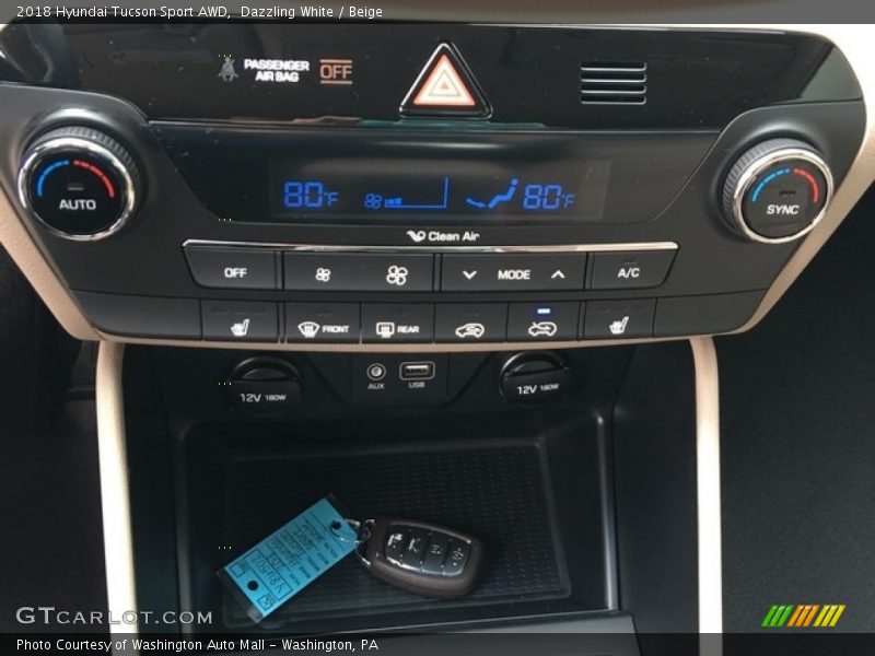 Controls of 2018 Tucson Sport AWD