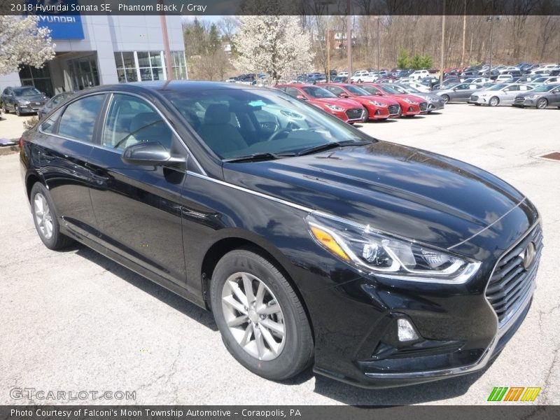 Phantom Black / Gray 2018 Hyundai Sonata SE