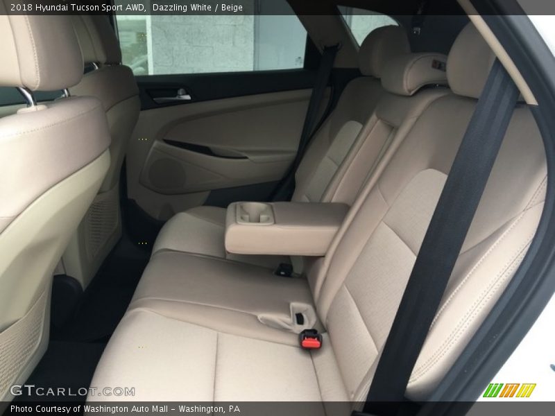 Rear Seat of 2018 Tucson Sport AWD