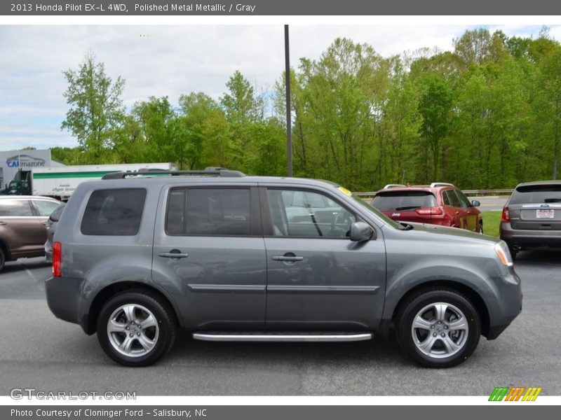 Polished Metal Metallic / Gray 2013 Honda Pilot EX-L 4WD