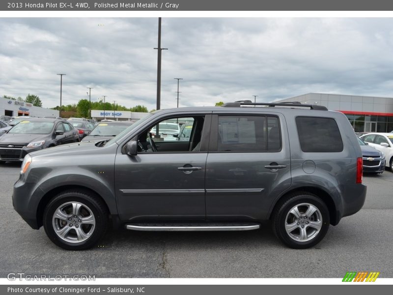 Polished Metal Metallic / Gray 2013 Honda Pilot EX-L 4WD