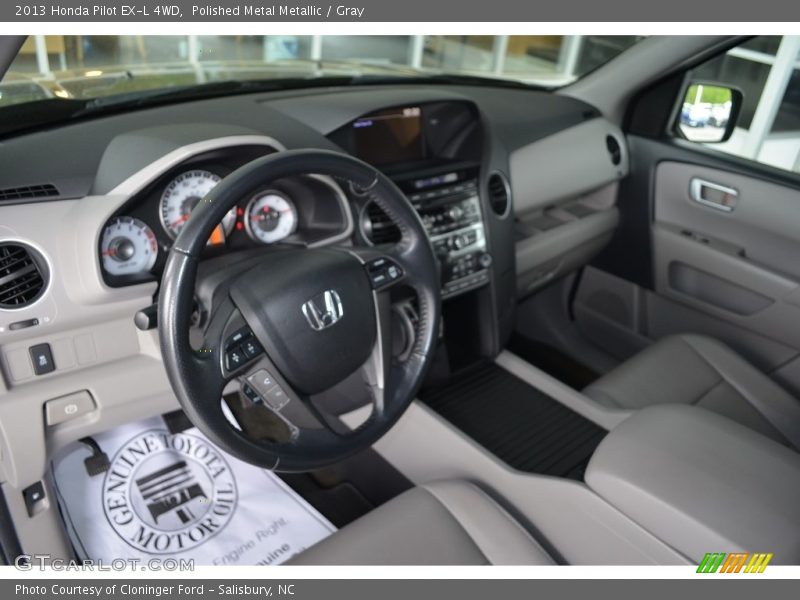 Polished Metal Metallic / Gray 2013 Honda Pilot EX-L 4WD