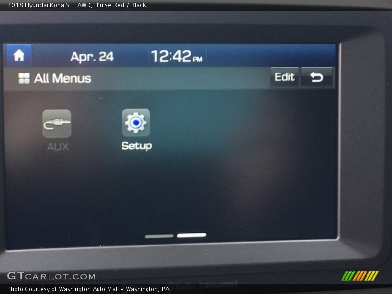 Pulse Red / Black 2018 Hyundai Kona SEL AWD