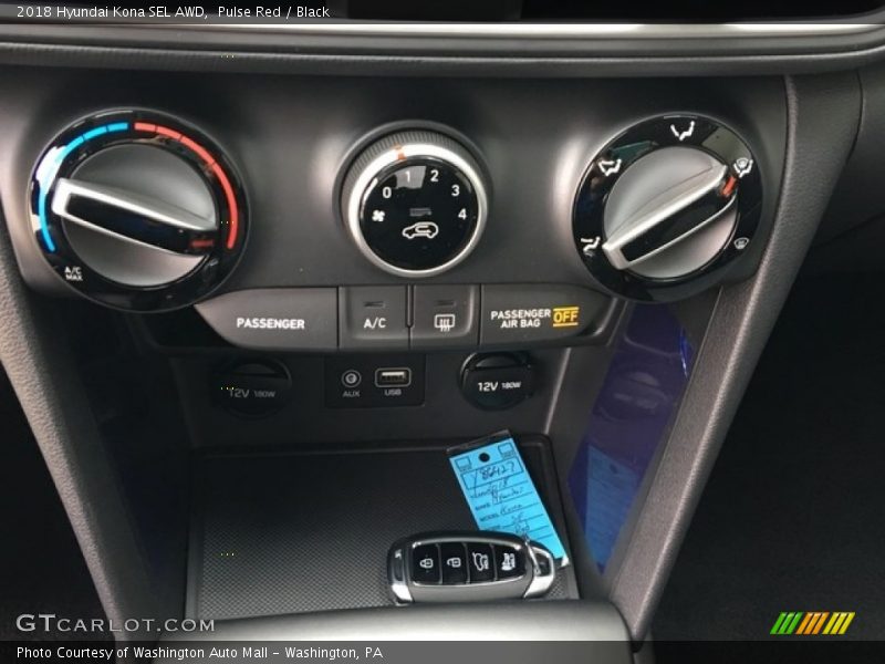 Pulse Red / Black 2018 Hyundai Kona SEL AWD