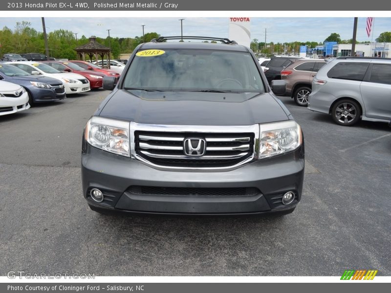 Polished Metal Metallic / Gray 2013 Honda Pilot EX-L 4WD