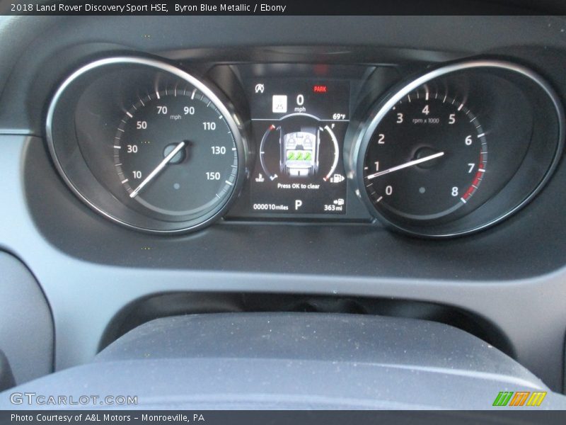 Byron Blue Metallic / Ebony 2018 Land Rover Discovery Sport HSE