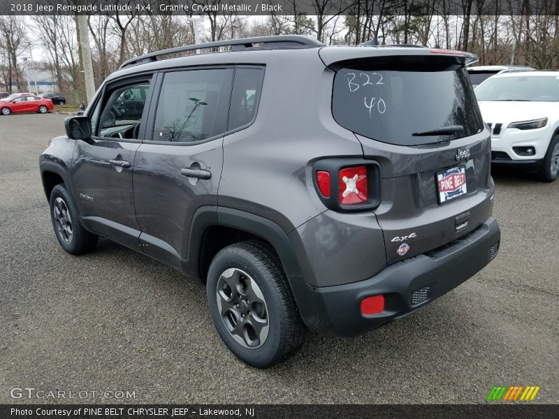 Granite Crystal Metallic / Black 2018 Jeep Renegade Latitude 4x4