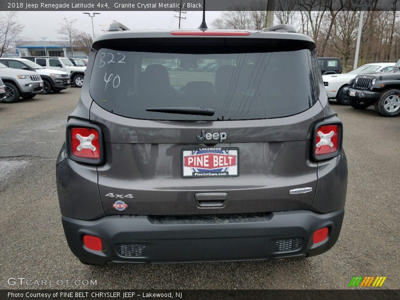 Granite Crystal Metallic / Black 2018 Jeep Renegade Latitude 4x4