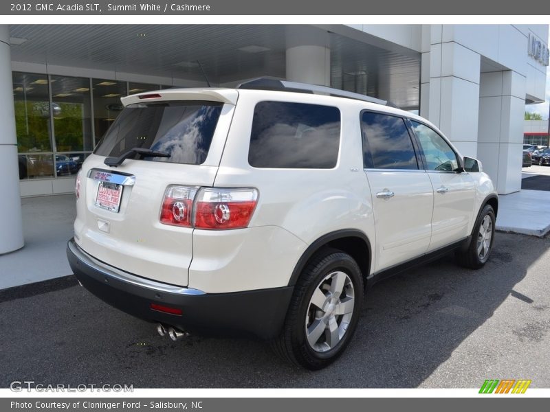 Summit White / Cashmere 2012 GMC Acadia SLT