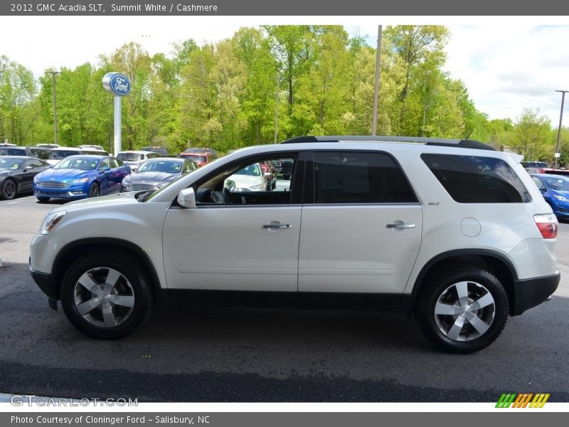 Summit White / Cashmere 2012 GMC Acadia SLT