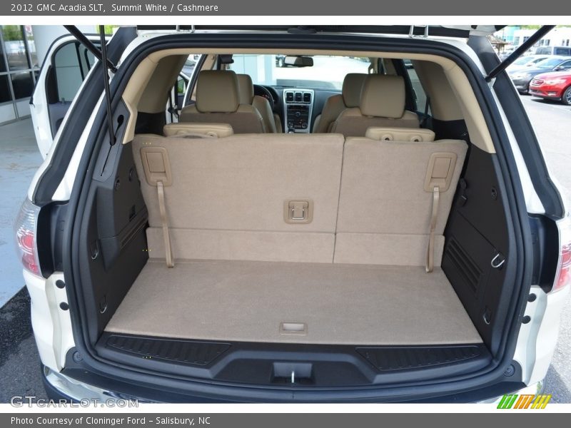 Summit White / Cashmere 2012 GMC Acadia SLT