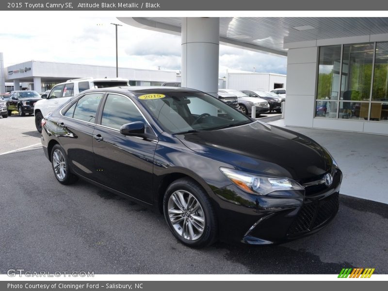 Attitude Black Metallic / Black 2015 Toyota Camry SE