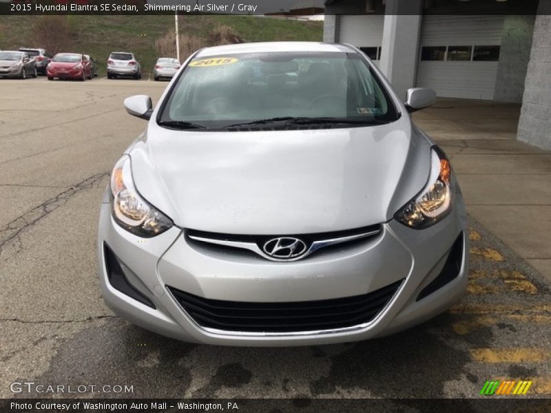 Shimmering Air Silver / Gray 2015 Hyundai Elantra SE Sedan