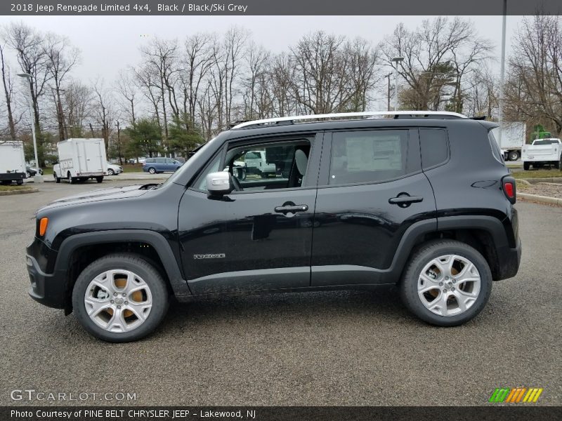 Black / Black/Ski Grey 2018 Jeep Renegade Limited 4x4