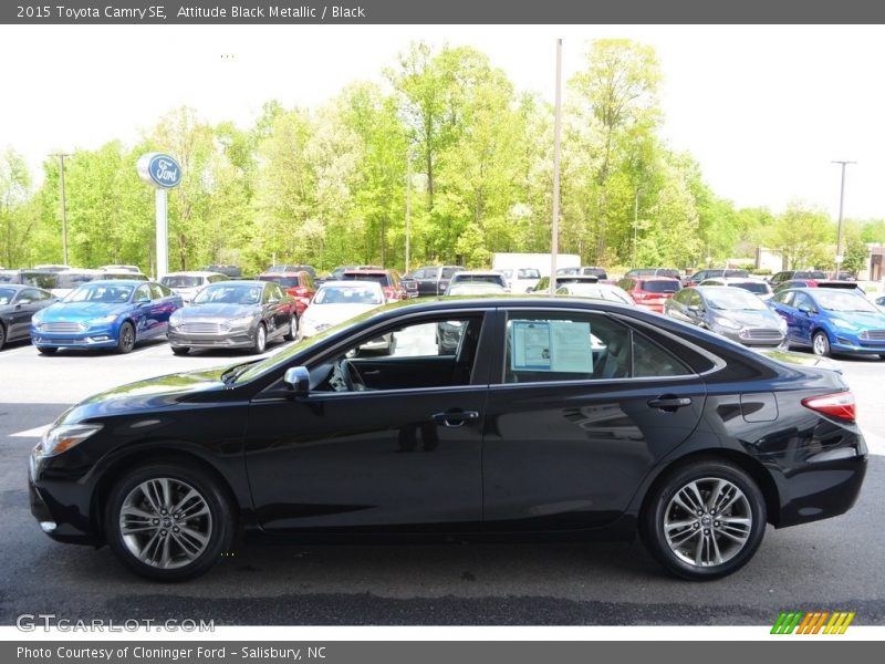 Attitude Black Metallic / Black 2015 Toyota Camry SE