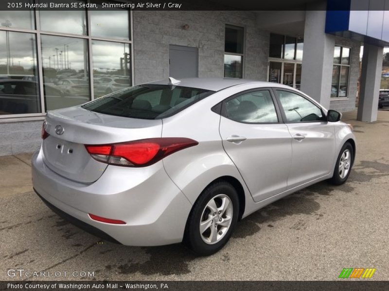 Shimmering Air Silver / Gray 2015 Hyundai Elantra SE Sedan