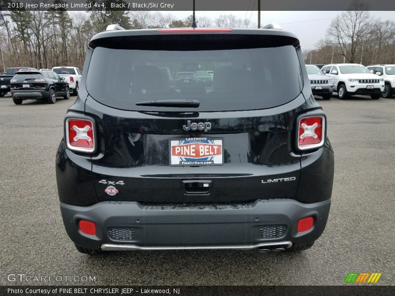 Black / Black/Ski Grey 2018 Jeep Renegade Limited 4x4