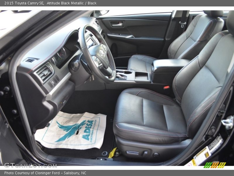 Attitude Black Metallic / Black 2015 Toyota Camry SE