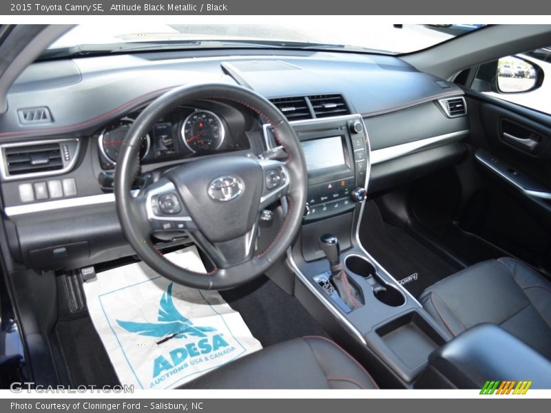 Attitude Black Metallic / Black 2015 Toyota Camry SE