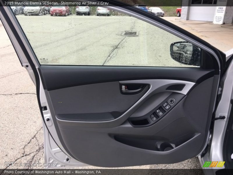 Shimmering Air Silver / Gray 2015 Hyundai Elantra SE Sedan