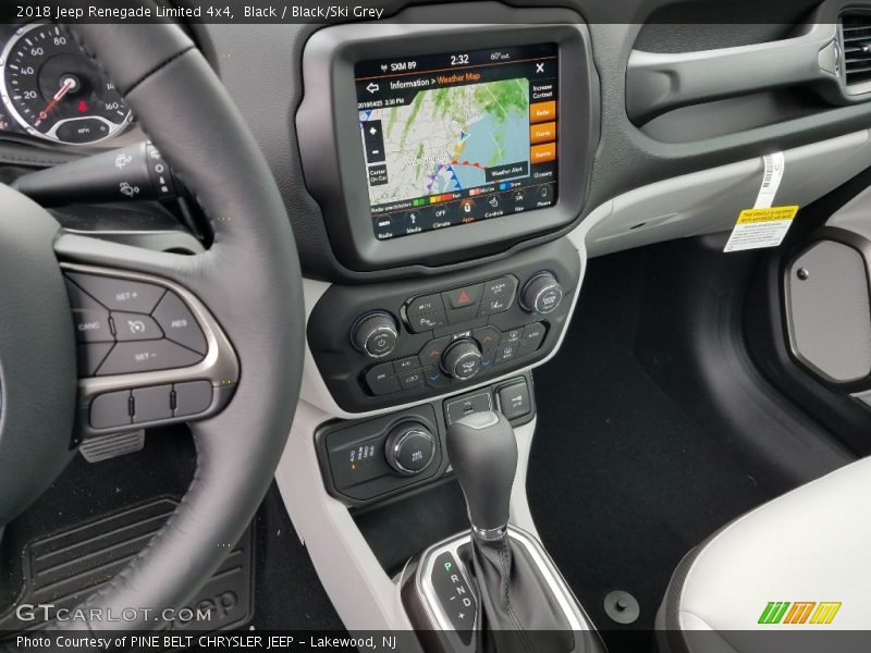 Controls of 2018 Renegade Limited 4x4