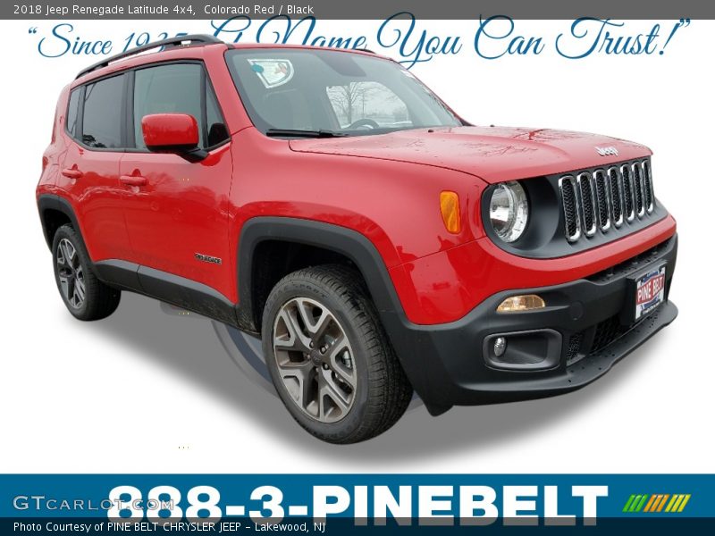 Colorado Red / Black 2018 Jeep Renegade Latitude 4x4