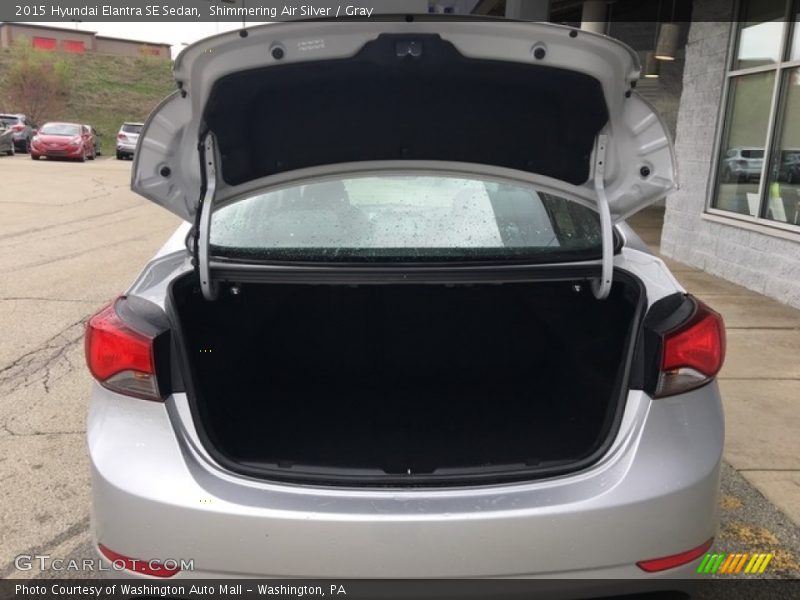 Shimmering Air Silver / Gray 2015 Hyundai Elantra SE Sedan