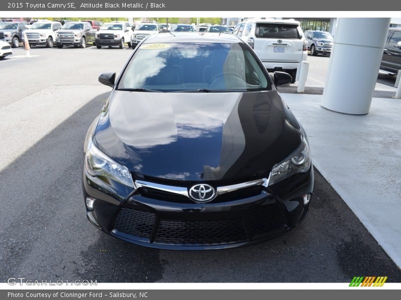 Attitude Black Metallic / Black 2015 Toyota Camry SE